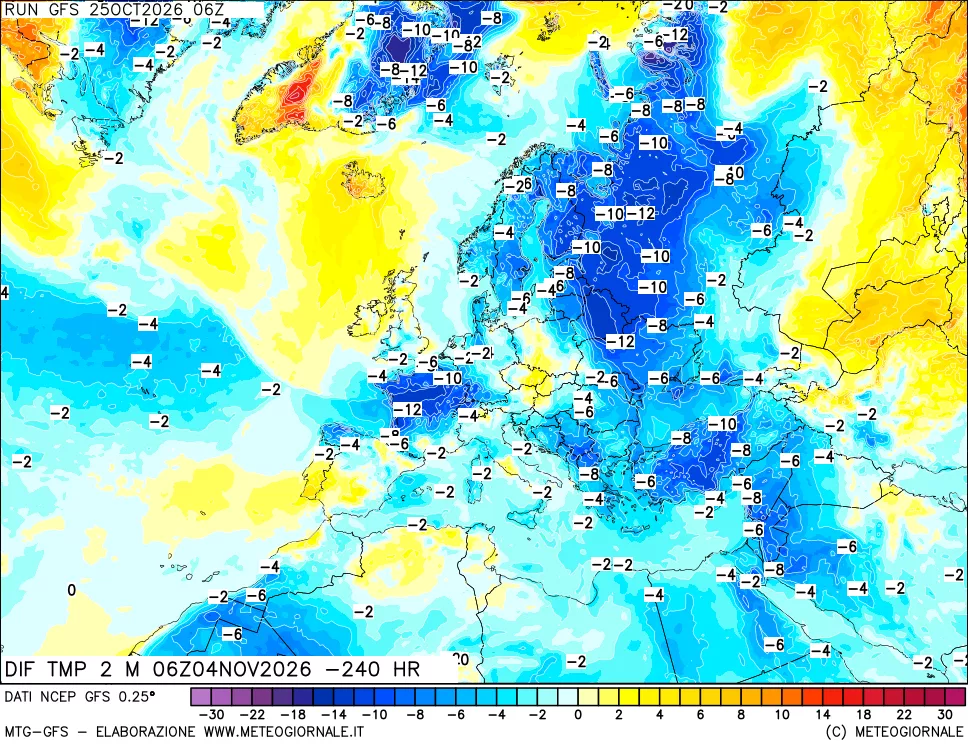 mappa Dif. Temp - Init