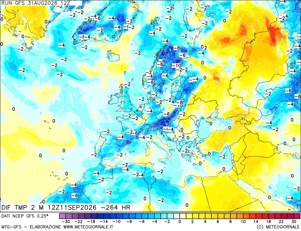 mappa Dif. Temp - Init