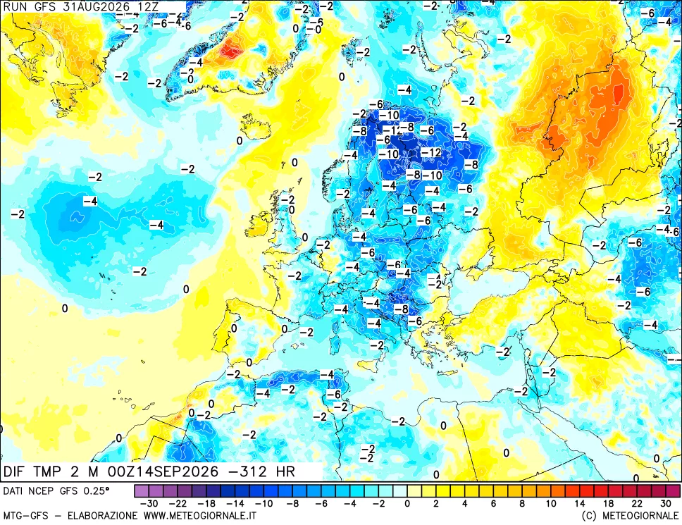 mappa Dif. Temp - Init