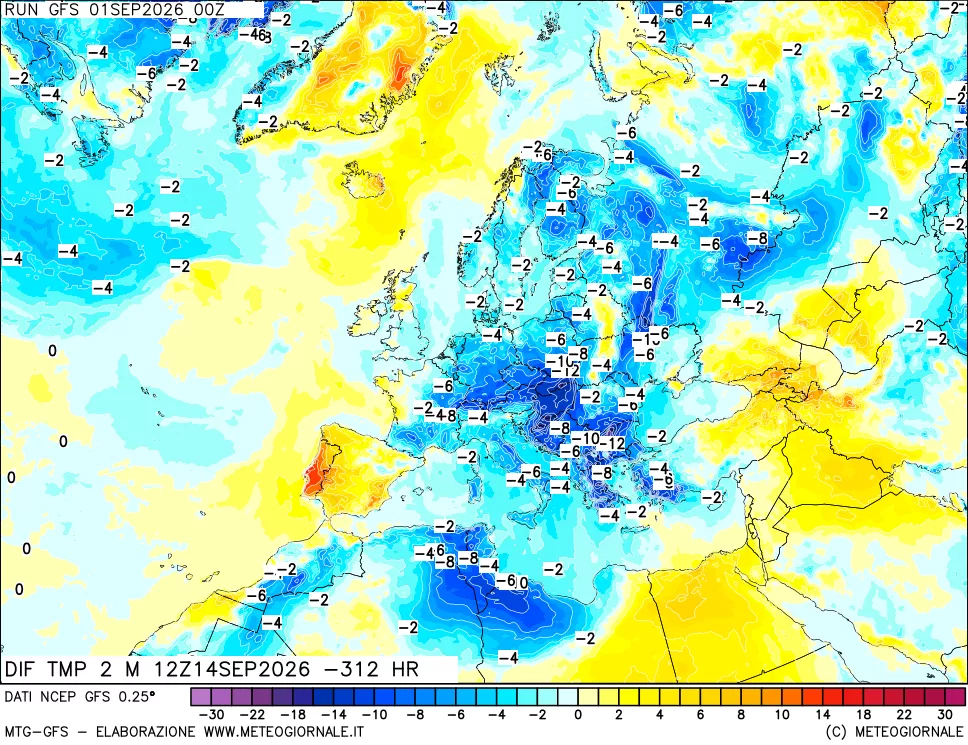 mappa Dif. Temp - Init