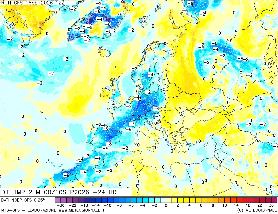 mappa Dif. Temp - Init