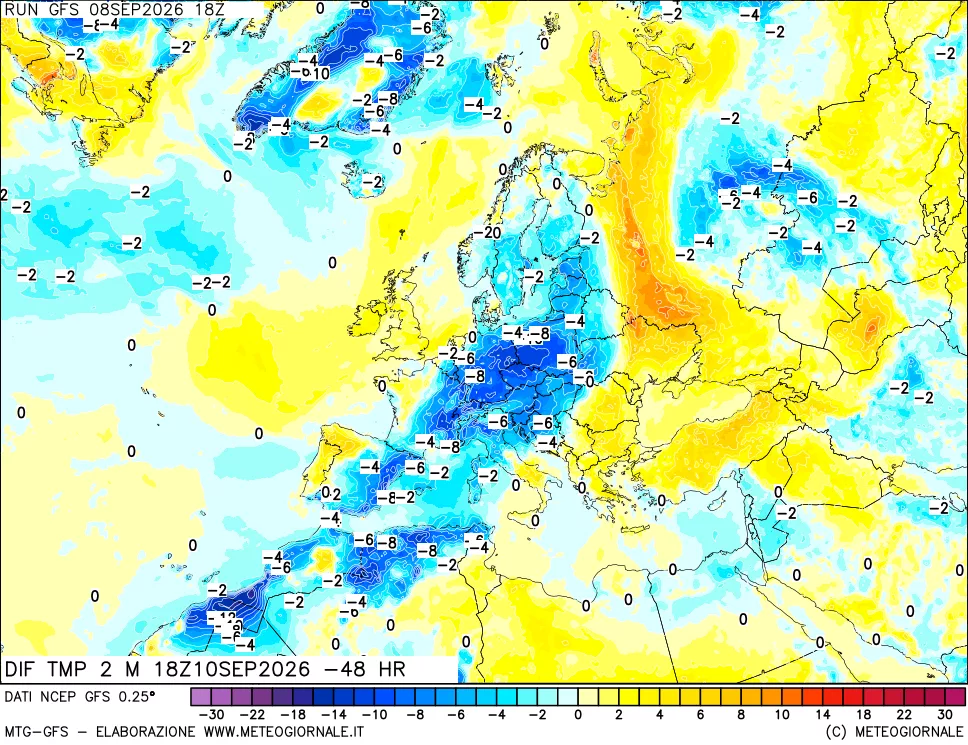 mappa Dif. Temp - Init
