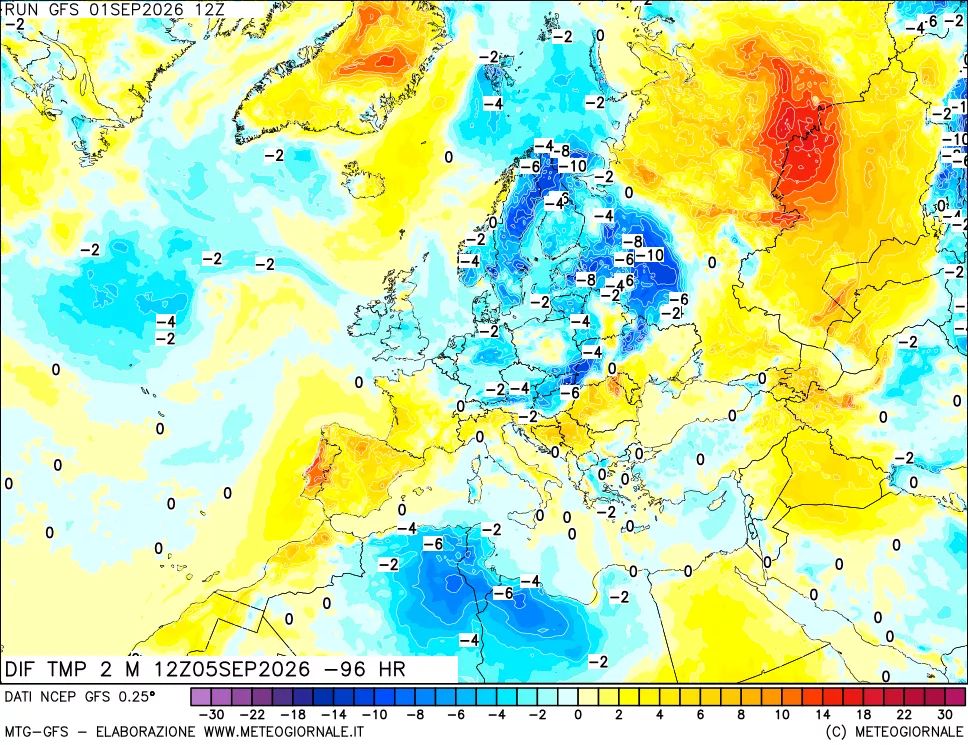 mappa Dif. Temp - Init