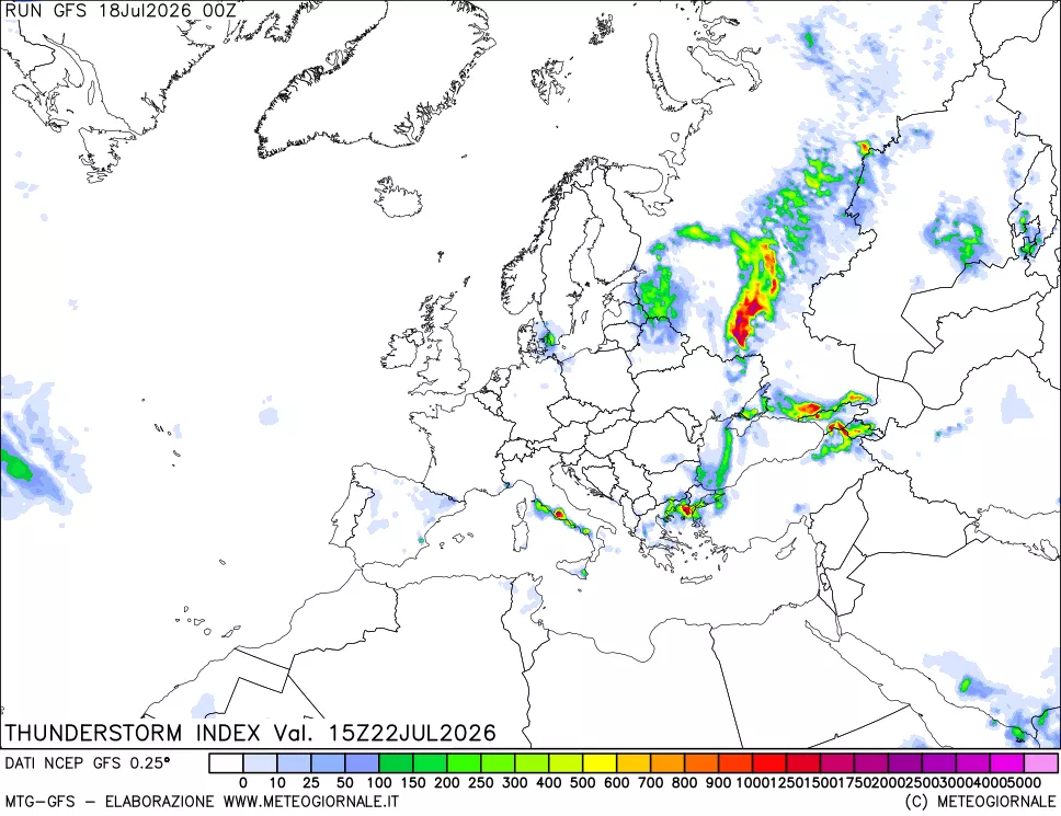 mappa Indice Temporali (TSI)