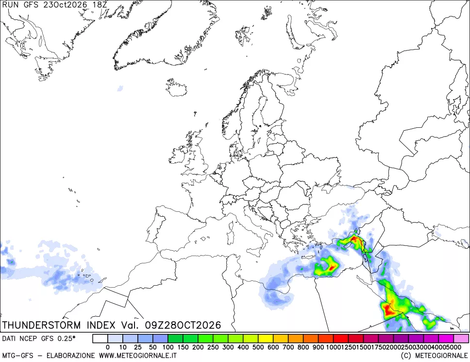 mappa Indice Temporali (TSI)