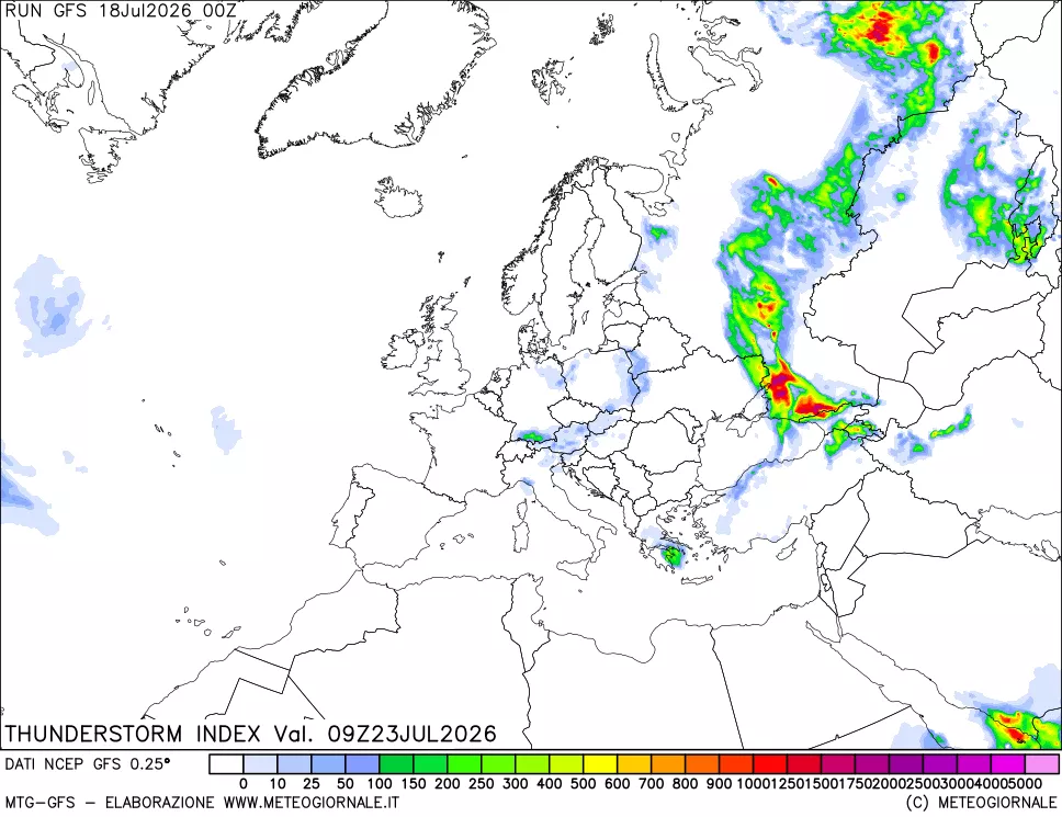 mappa Indice Temporali (TSI)