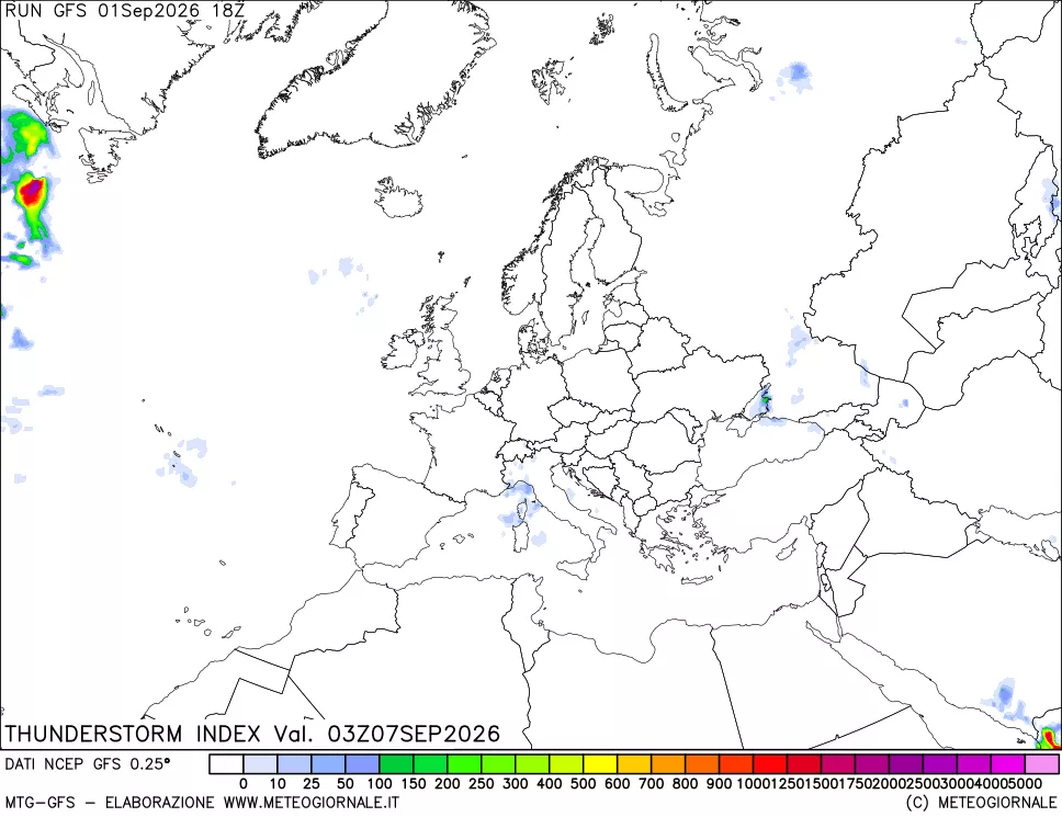 mappa Indice Temporali (TSI)