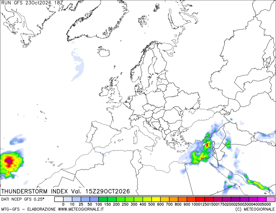 mappa Indice Temporali (TSI)
