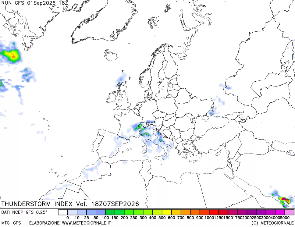 mappa Indice Temporali (TSI)
