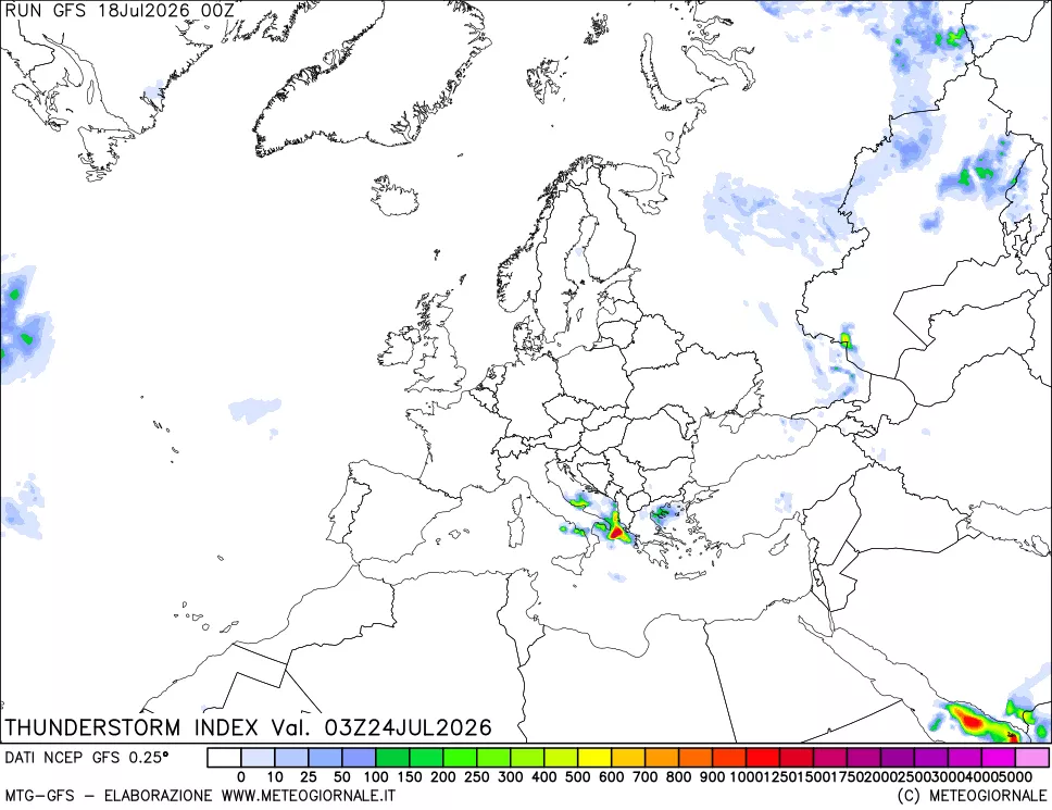 mappa Indice Temporali (TSI)