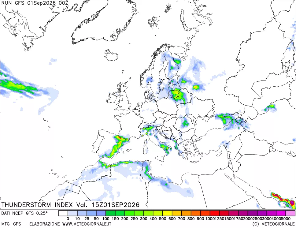 mappa Indice Temporali (TSI)