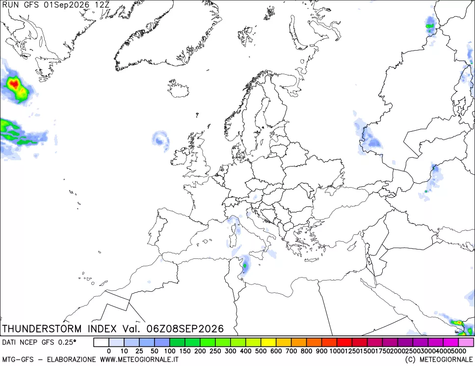 mappa Indice Temporali (TSI)