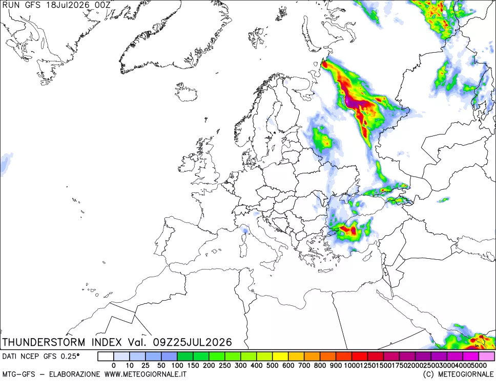 mappa Indice Temporali (TSI)