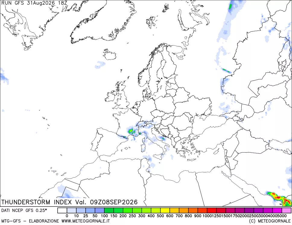 mappa Indice Temporali (TSI)