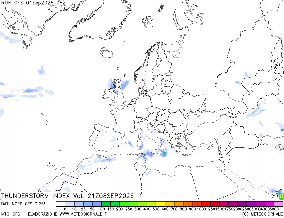 mappa Indice Temporali (TSI)