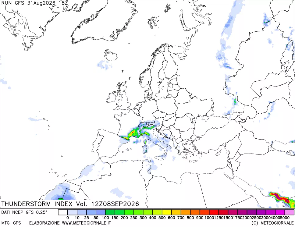 mappa Indice Temporali (TSI)