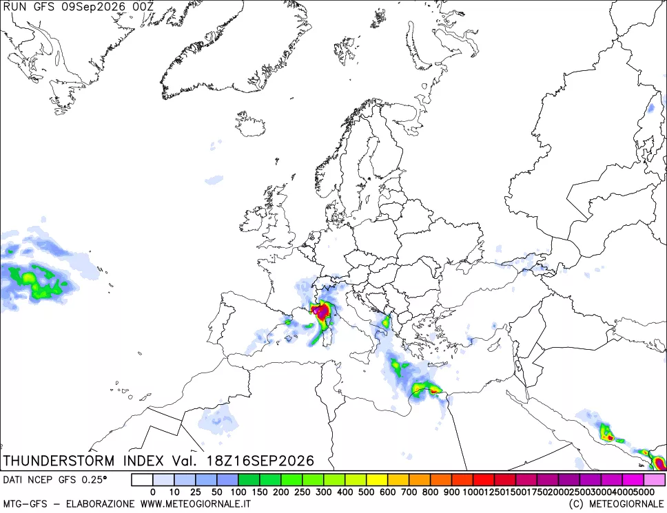 mappa Indice Temporali (TSI)
