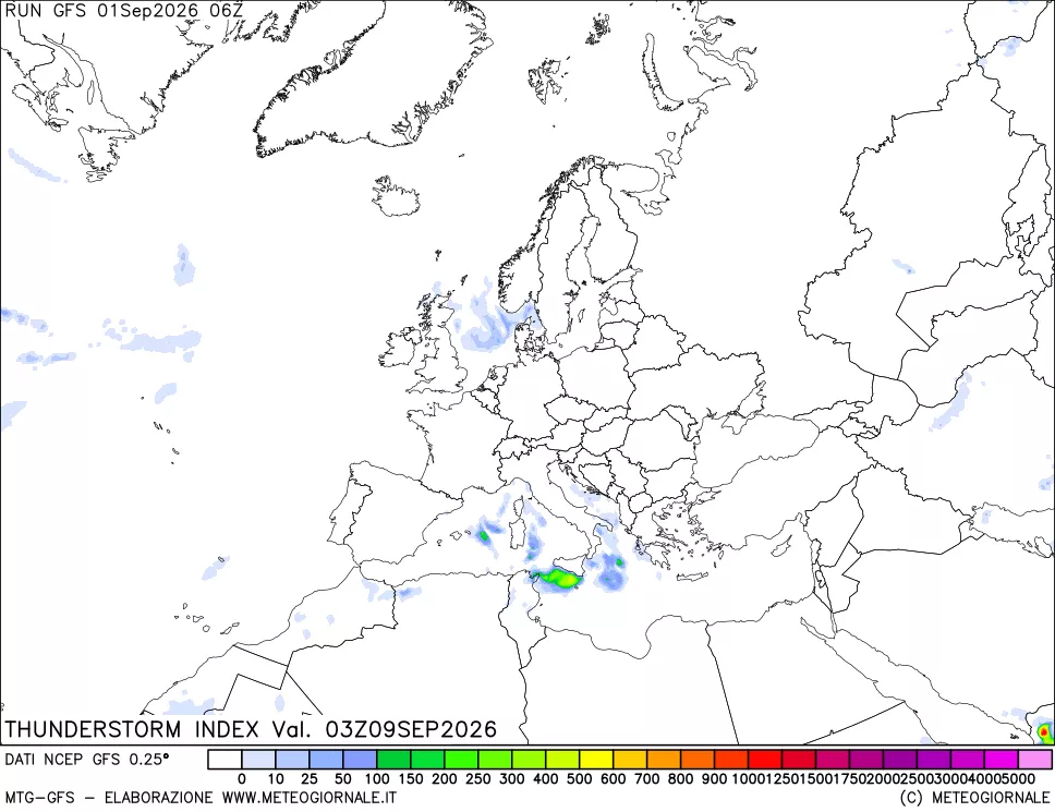 mappa Indice Temporali (TSI)