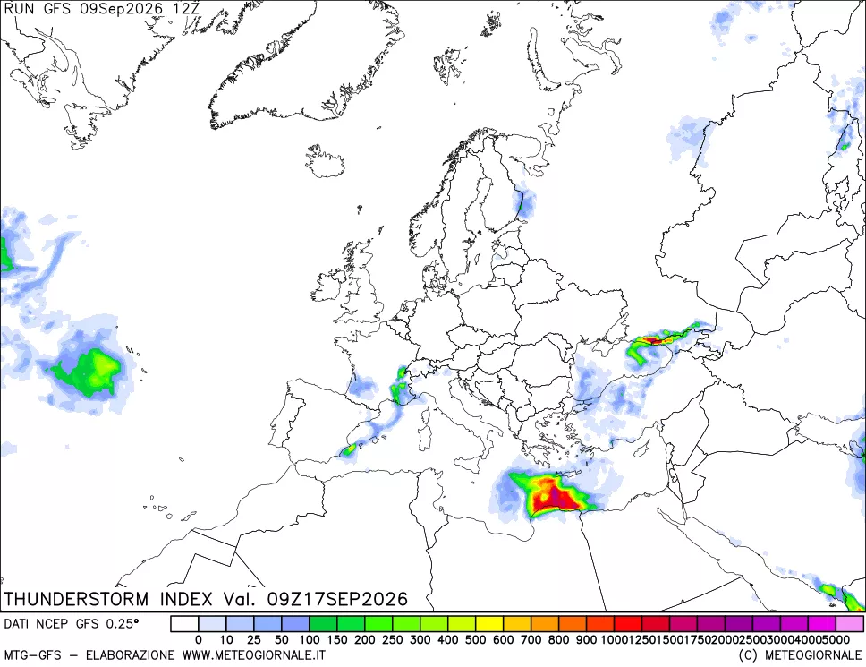 mappa Indice Temporali (TSI)