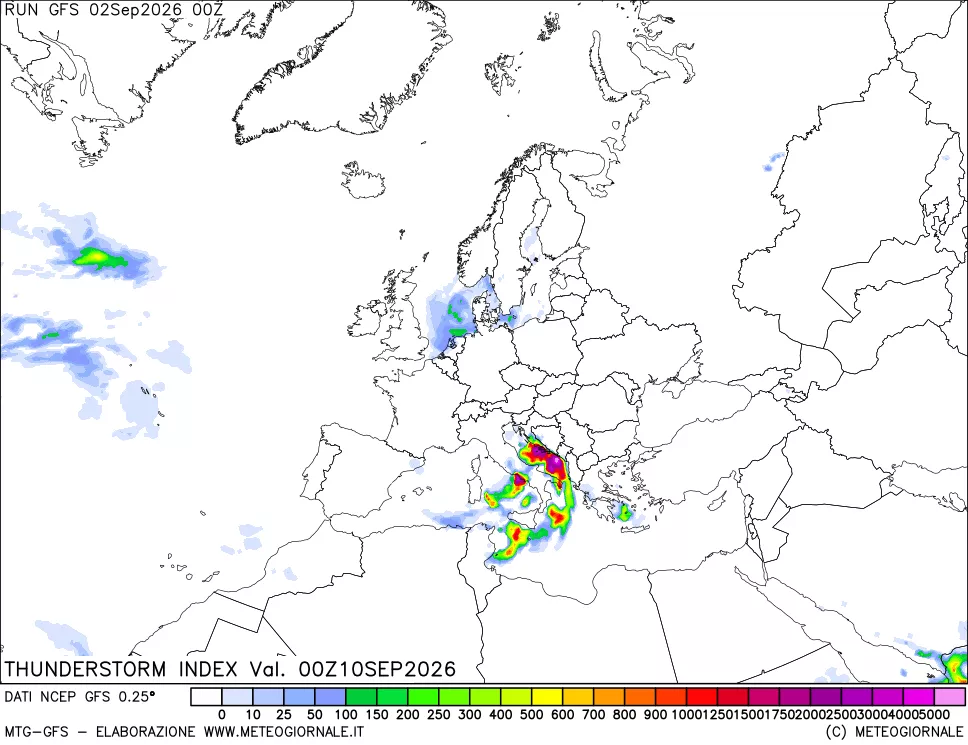 mappa Indice Temporali (TSI)