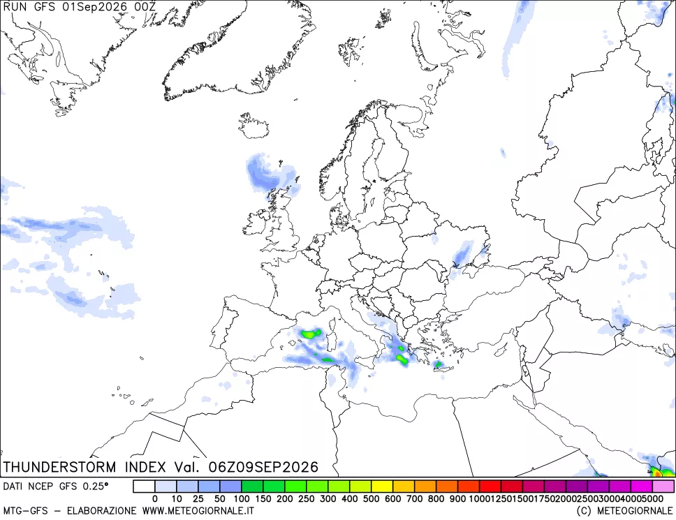 mappa Indice Temporali (TSI)