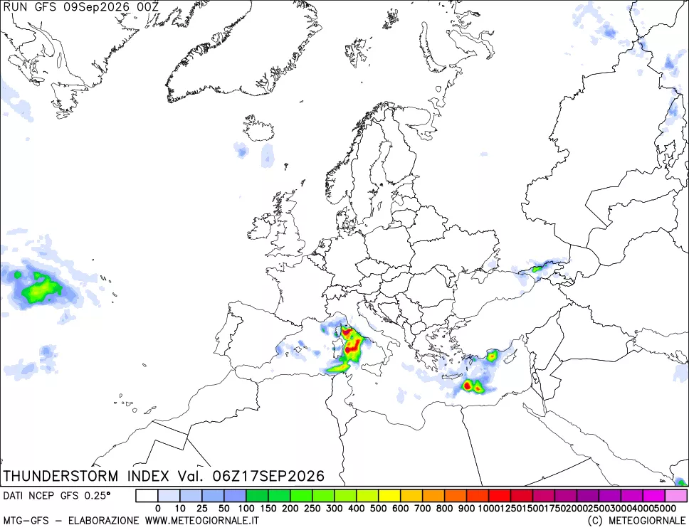 mappa Indice Temporali (TSI)