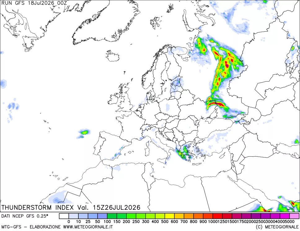 mappa Indice Temporali (TSI)