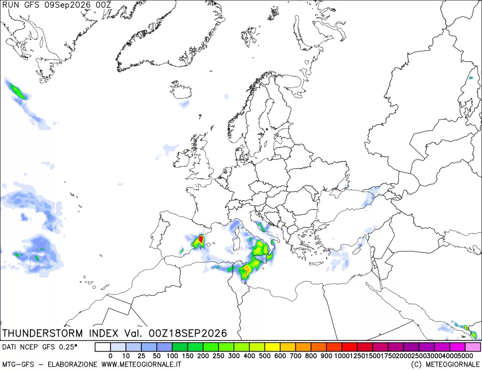 mappa Indice Temporali (TSI)