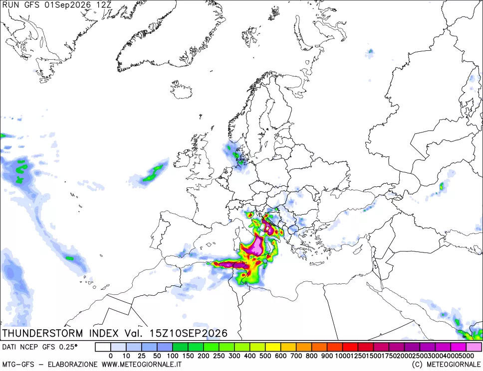 mappa Indice Temporali (TSI)