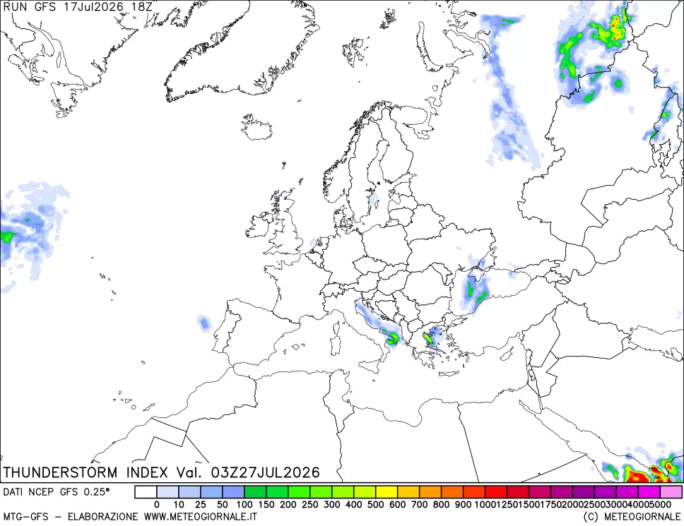 mappa Indice Temporali (TSI)