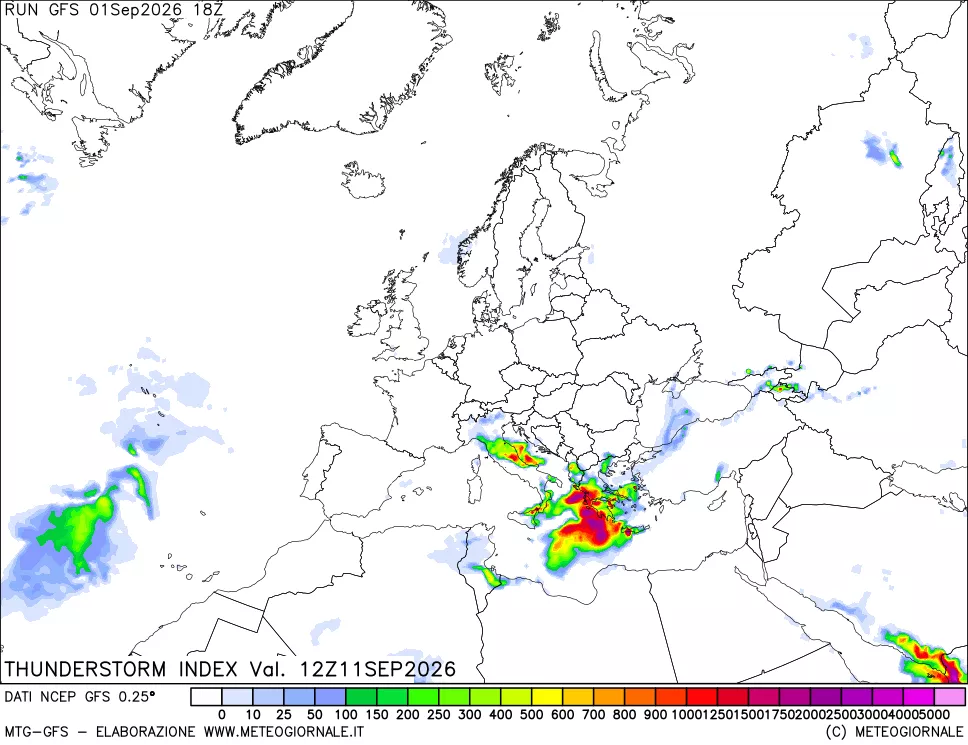 mappa Indice Temporali (TSI)
