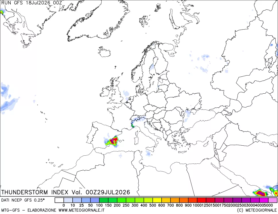 mappa Indice Temporali (TSI)