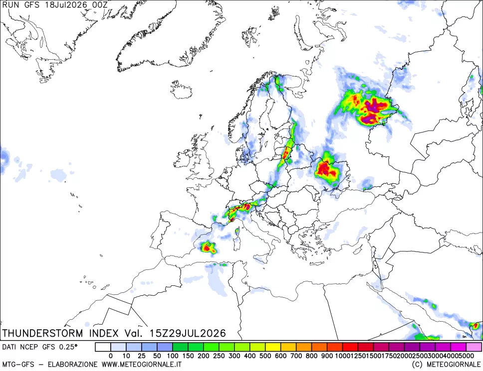 mappa Indice Temporali (TSI)