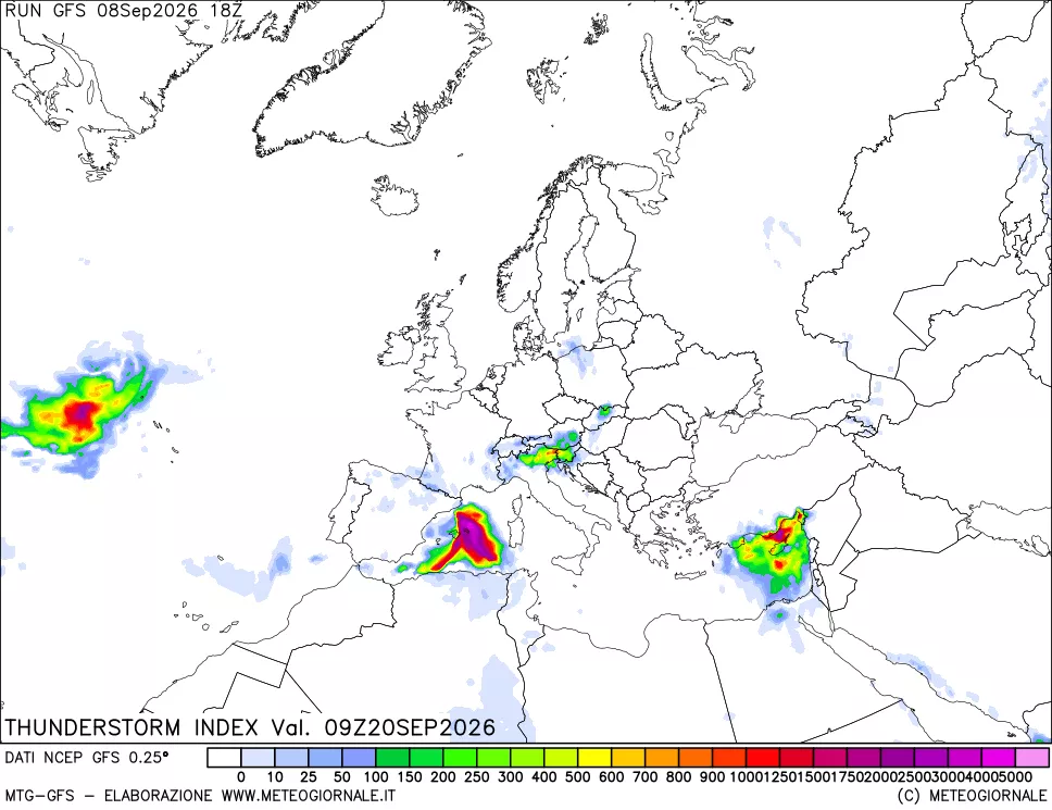 mappa Indice Temporali (TSI)