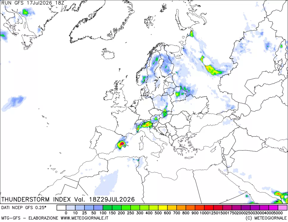 mappa Indice Temporali (TSI)
