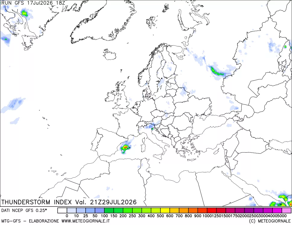 mappa Indice Temporali (TSI)