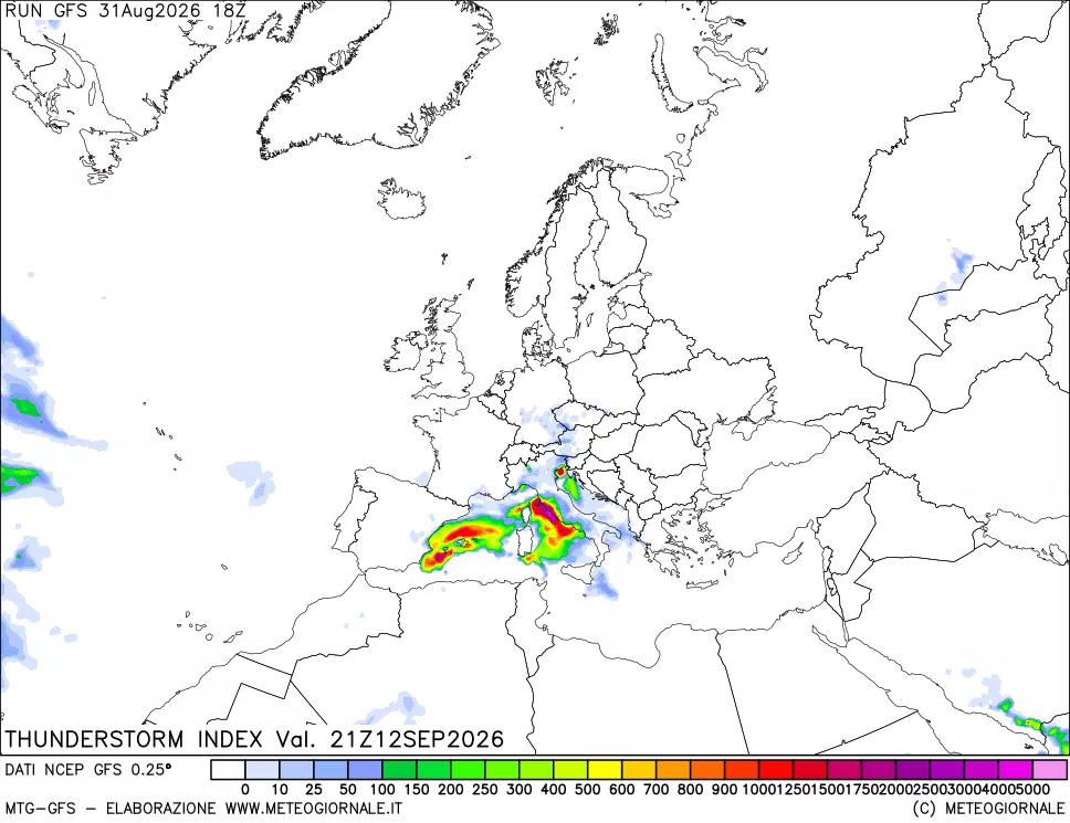 mappa Indice Temporali (TSI)