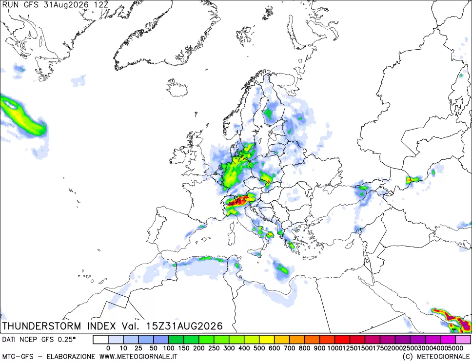 mappa Indice Temporali (TSI)