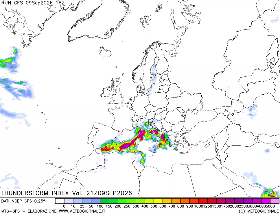 mappa Indice Temporali (TSI)