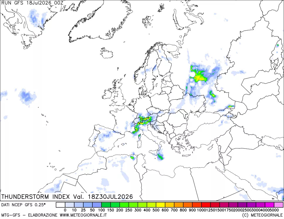 mappa Indice Temporali (TSI)