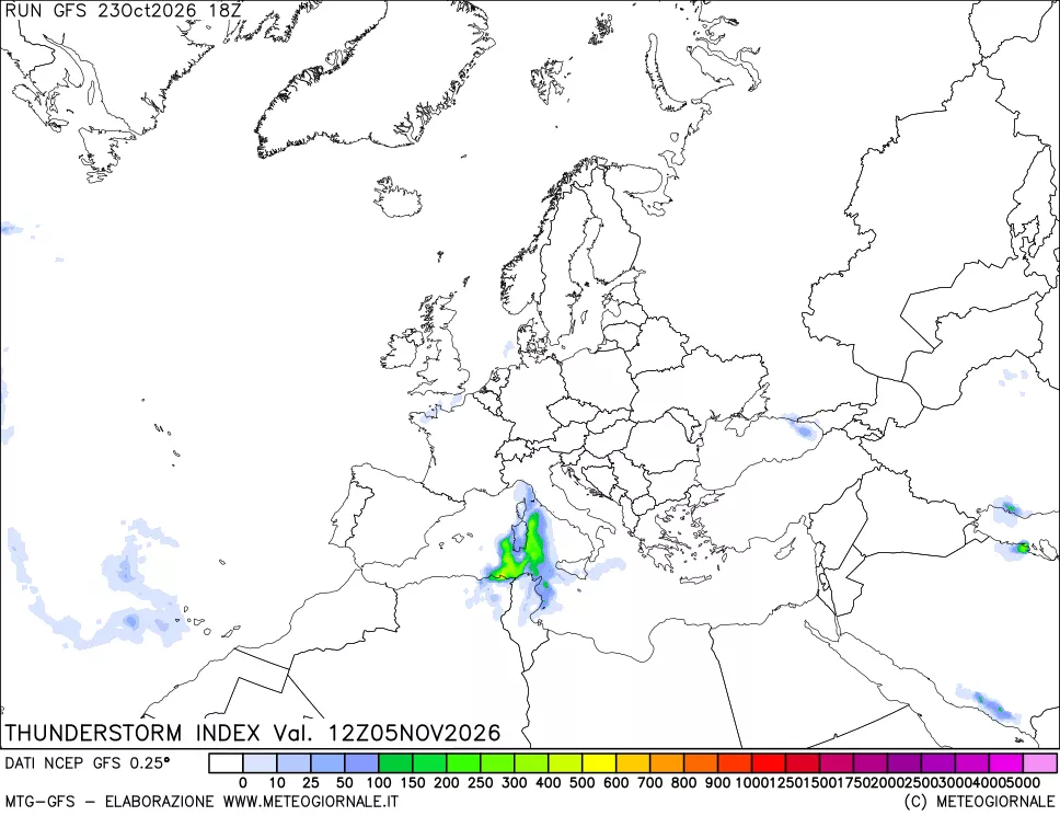 mappa Indice Temporali (TSI)