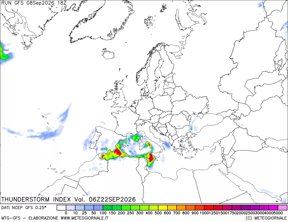 mappa Indice Temporali (TSI)