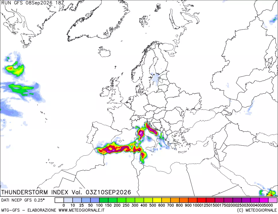 mappa Indice Temporali (TSI)