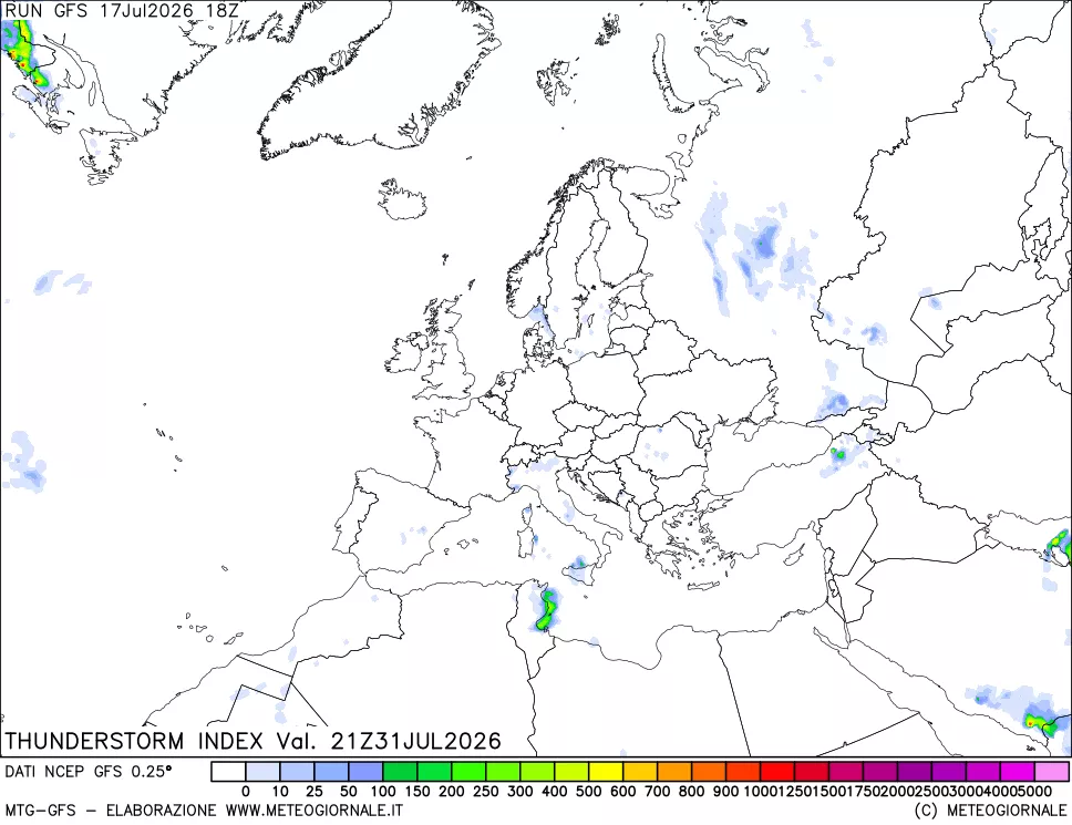 mappa Indice Temporali (TSI)