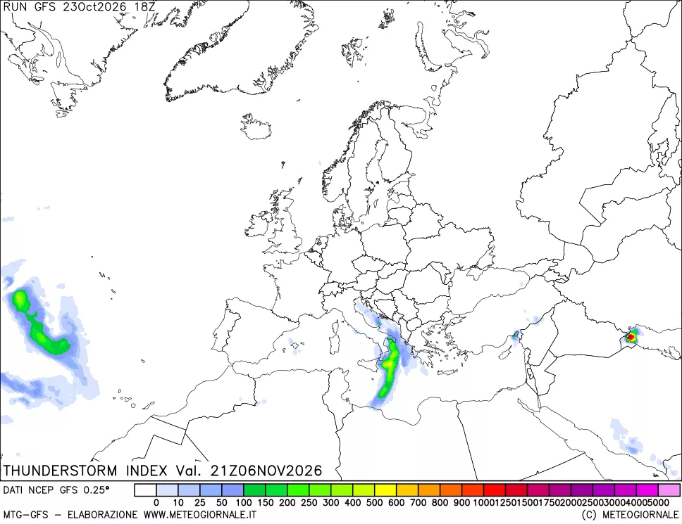 mappa Indice Temporali (TSI)