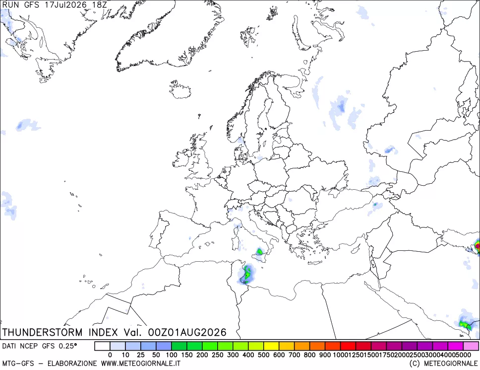 mappa Indice Temporali (TSI)
