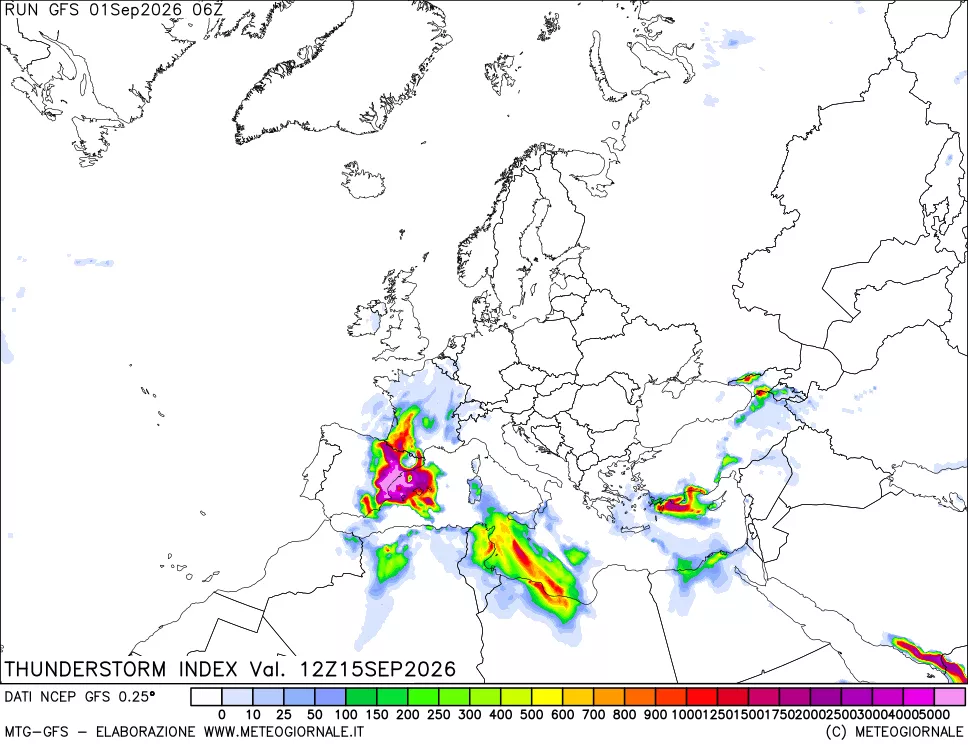 mappa Indice Temporali (TSI)