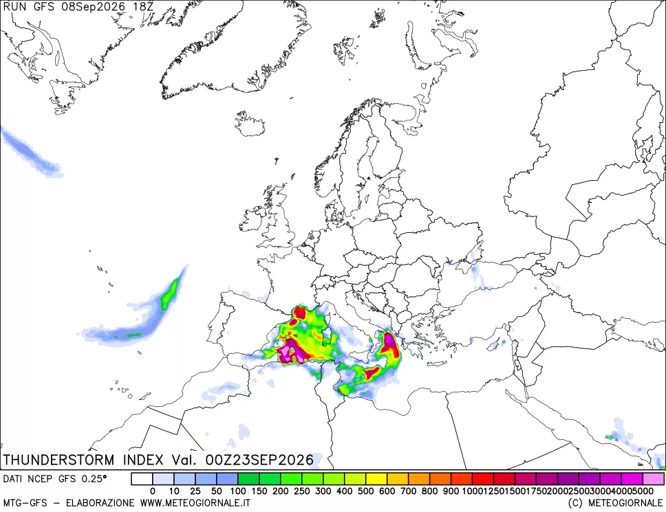mappa Indice Temporali (TSI)