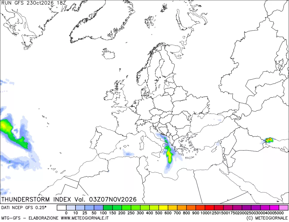 mappa Indice Temporali (TSI)