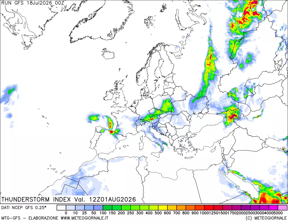 mappa Indice Temporali (TSI)